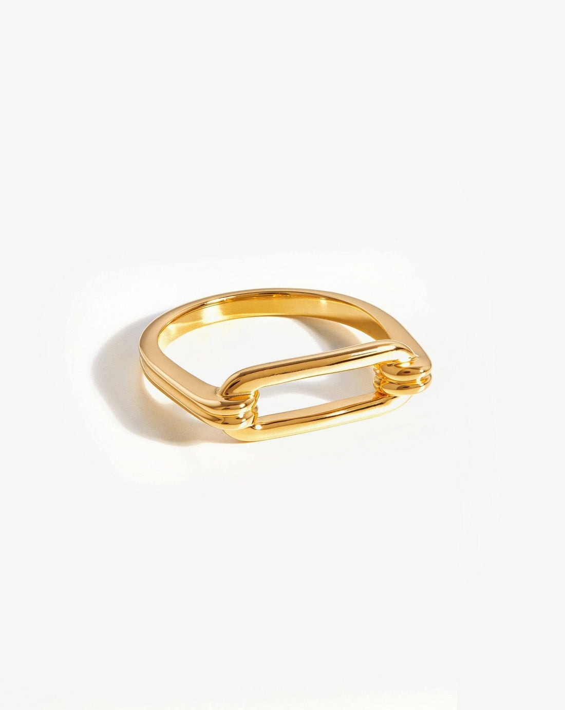KEYONE OVATE RING | 18ct Gold Plated
