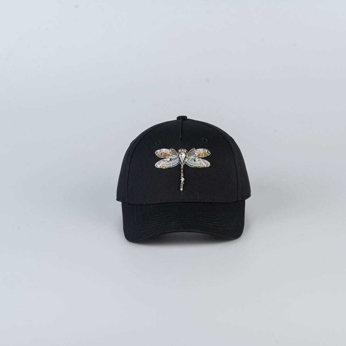 Silver Honey Dragonfly Baseball Cap