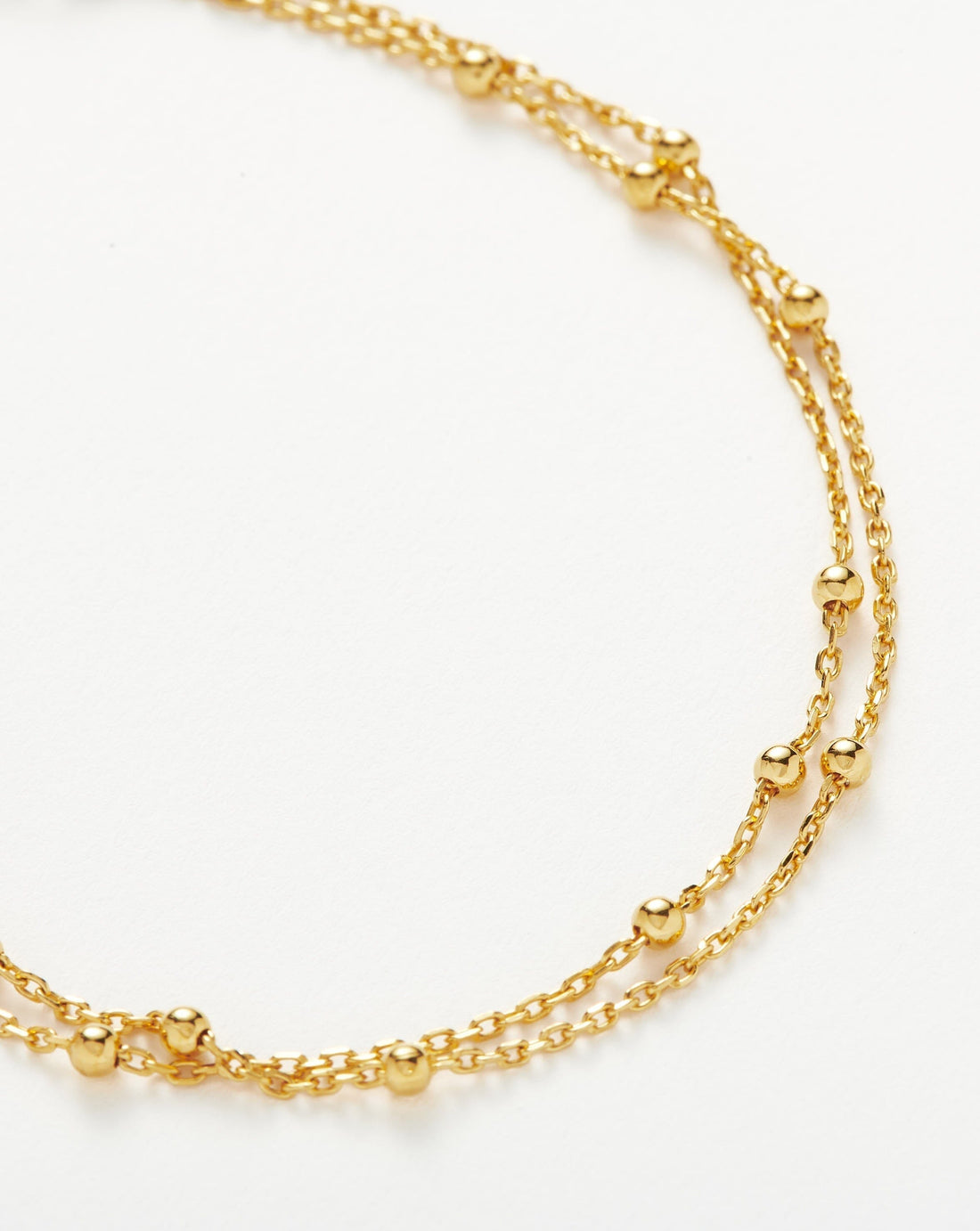 Double Chain Bracelet | 18ct Gold Plated